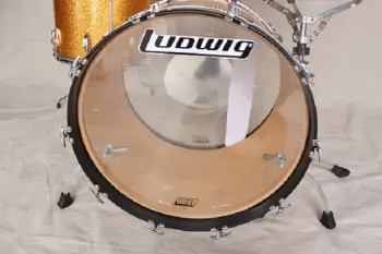 Late 70's Ludwig Classics Gold Sparkle 4pc.