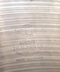 22&quot; Zildjian made in canada ???