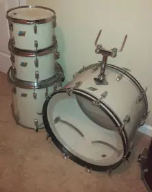 Ludwig Blue &amp; Olive 70's 3 ply kit