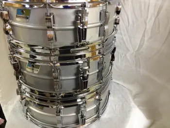 {3} Ludwig B/O badged Acrolites