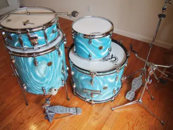 Gretsch RB aqua flame 20/16/13/14