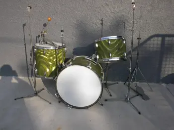 Gretsch Green Satin Flame Al Drew's Music