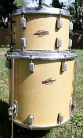 60s Trixon 16&quot; FT and 13&quot; tom w/arm