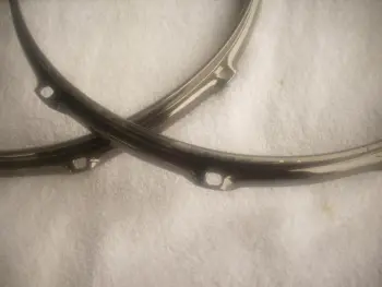 Cross Sticking on Black Chrome Rims