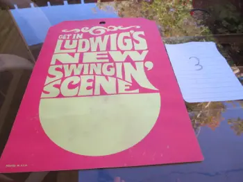 Late 60's -Early 70's Ludwig NOS &quot;hang tags&quot;...!
