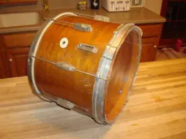 1940's oval Elkhart Indiana Badged drum