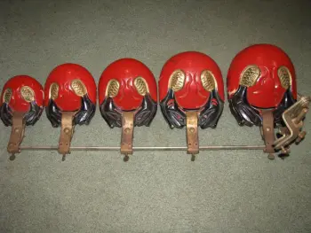 Vintage Temple Blocks-- Nice Shape with Holder