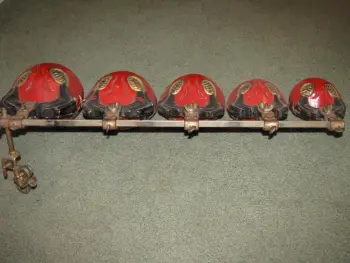 Vintage Temple Blocks-- Nice Shape with Holder