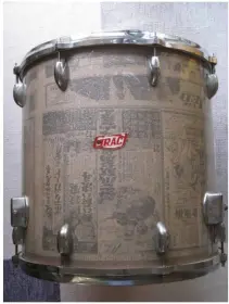 Cool find underneath some MIJ Floor Tom Wrap..............