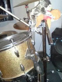 Rock in 1960's 4pc maple shell gold sparkle Slingerland in EC