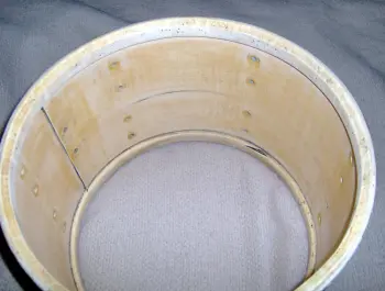 Drum Wrap Removal From a 3-ply Shell