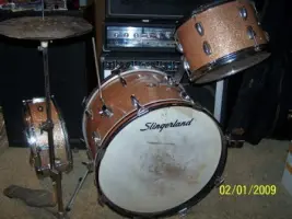 Slingerland 1966 Gold Sparkle Set - Selling Info Needed