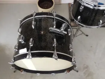 My Black Sparkle Slingerlands