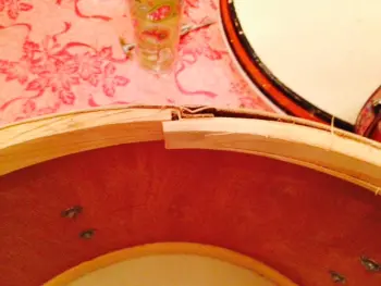 Dixie orange sparkle score! 18 inch bass drum !