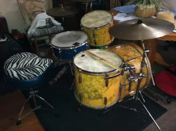 Preserving 60s Slingerland Kit Duco finish