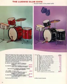 1967 Ludwig Black Laquer Club Date