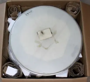 Packing drums for shipping