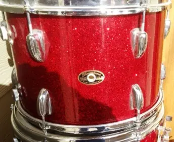 Red Glass Glitter 1966 Slingerland Set