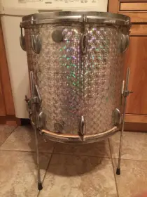 Vintage 60's Gretsch Round Badge 16&quot; x 16&quot; floor tom - $299 +ship