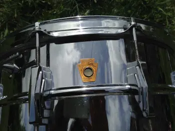 RARE Vintage Ludwig PRE-SERIAL keystone badge 6.5&quot; x 14&quot; Supraphonic snare drum!