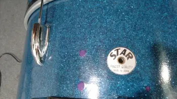 Blue Sparkle Round Badge Star Kit