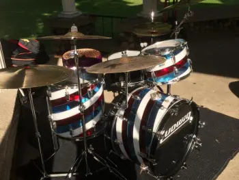 Vintage Ludwig Rainbow Vistalites
