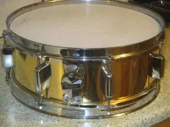 Rogers Lacquered Brass Snare Early 60's