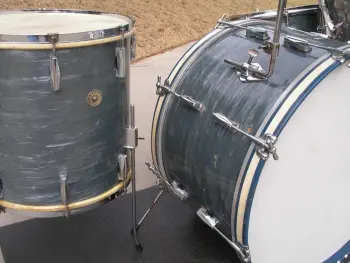 1947 Gretsch Broadkaster Drum Kit w/ Matching Gladstone Snare