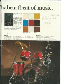 SAMICK DRUMS sales brochure