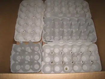 Packing drums for shipping
