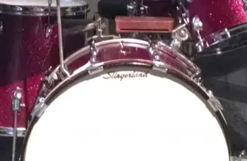 Late 40's Early 50's Radio King Bass Drum Logo