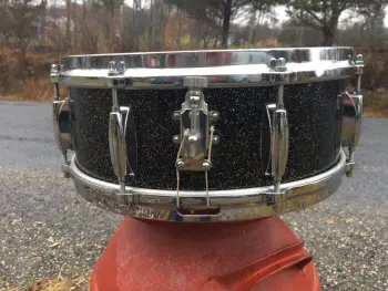 RARE Vintage 1960's Gretsch model # 4157 snare drum in beautiful Anniversary sparkle