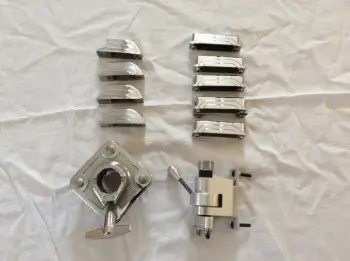 Leedy lugs, Ludwig post mount, trick GS007 throw
