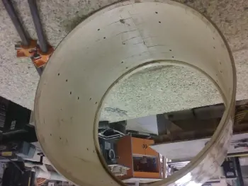 Oldschools bass drum repair