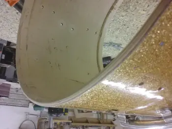 Oldschools bass drum repair
