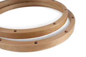 12&quot; and 14&quot; wood hoops