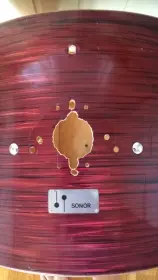 How to repair a hole in a Sonor teardrop bass drum?