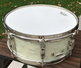 FOR SALE: Vintage 1961 Ludwig Pre-Serial Super Classic 5.5x14 Snare in WMP