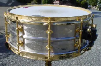 2007 CRAVIOTTO DRUMS USA/AK DRUMS ITALY DIAMOND SERIES NICKEL over BRASS ENGRAVED /GO