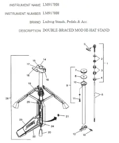 Ludwig hi-hat repair help needed please