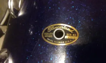 60s Blue Sparkle Slingerland Players kit 13,16,20,14sn