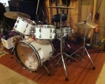 70s Ludwig Big Beat - White Cortex
