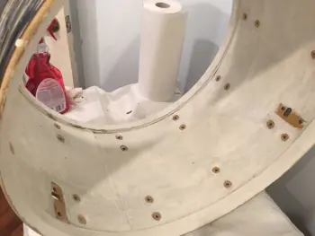 What do I use on the inside of the drum and how do I remove paint from the wrap?