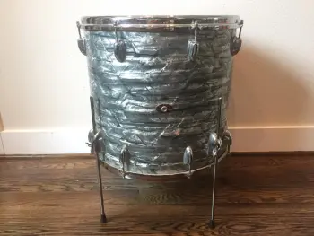 Vintage 1960s Slingerland 18 inch Floor Tom (Light Blue Pearl)