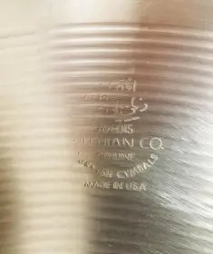 Cleaned Zildjian Cymbals...weird coloring
