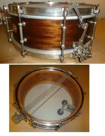Help with date implementation of dual internal muffler in Ludwig &amp; Ludwig Snare Drums