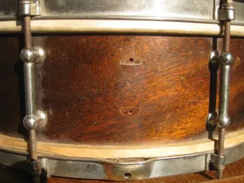Extra holes in 1920's Ludwig and Ludwig snare