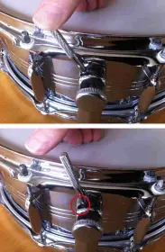 Star snare drum 'Super Strainer No.940' buildup